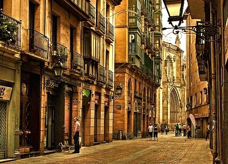 Ancient Street, Bilbao, Spain