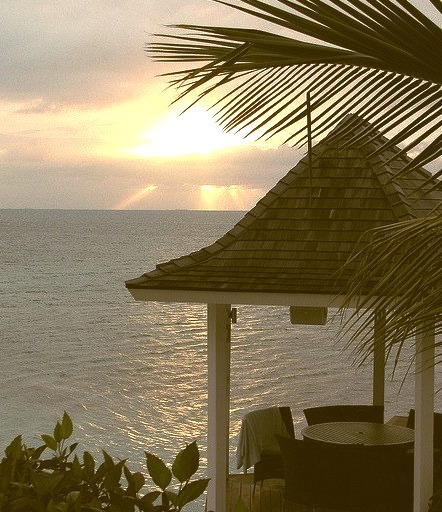 Caribbean sunset in Turks & Caicos Islands