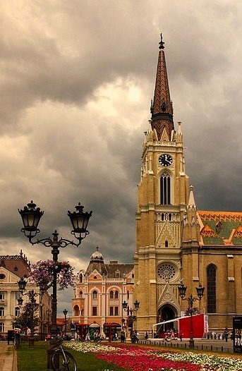 Clouds above Novi Sad in Vojvodina, Serbia