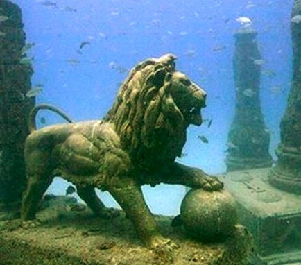 Underwater, Cleopatra's Palace, Alexandria, Egypt