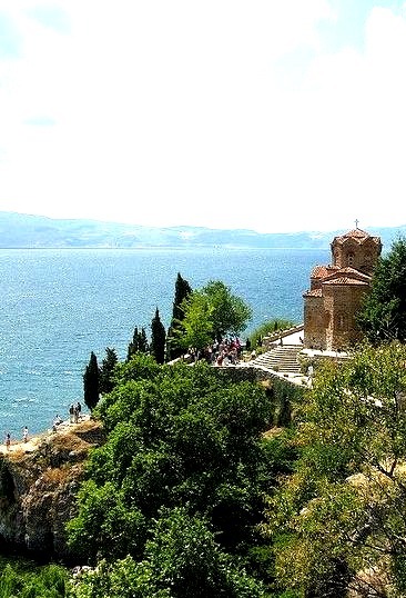 Sveti Jovan Kaneo monastery in Ohrid, Macedonia