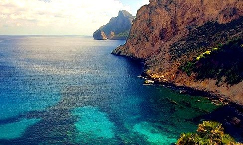 Cala Boquer in north-eastern part of Mallorca Island, Spain